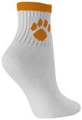 JB Bloomers Cheer Paw Print Socks JB Bloomers Cheer Paw Print Socks