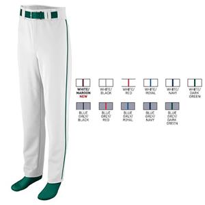 Youth Open Bottom Piping Baseball/Softball Pant