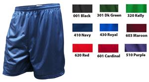 Soffe Adult Polyester Mini-Mesh Fitness Shorts