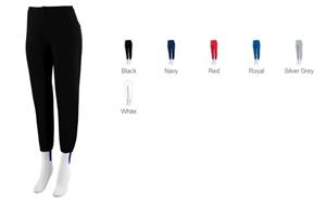 Augusta Womens Solid Low-Rise Softball Pant