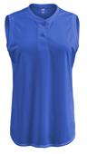 Soffe Dri Sleeveless Softball Henley Shirt Soffe Dri Sleeveless Softball Henley Shirt
