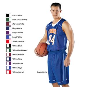 Alleson 548PY Youth Mock Mesh Basketball Shorts