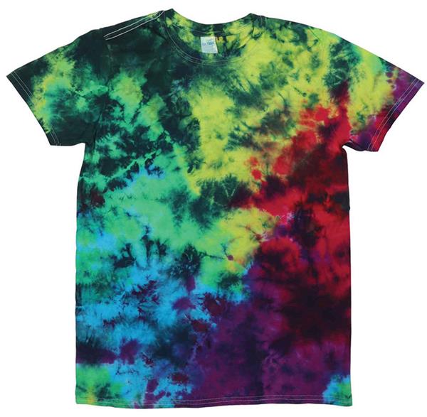 Dyenomite Lamer Over Dyed Crinkle Tie Dye T Shirt Lm Cheerleading