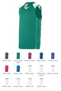 Youth Wicking Mesh/Dazzle Sleeveless Game Jersey