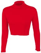 Cheerleaders Nylon Turtleneck Midriff Bodysuits