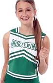 Metallic Braid Cheerleaders Uniform Shell CF1112VM