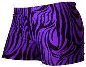 Gem Gear Purple Compression Zebra Prints Shorts Gem Gear Purple Compression Zebra Prints Shorts