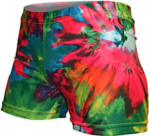 Gem Gear Compression Tie Dye Blast Shorts