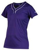 Womens Fastpitch Softball 2 Button Pullover Jersey