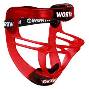 Toxic Face First Baseball Fielders Face Guards Red