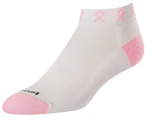 Twin City Breast Cancer Ribbon Roll Socks (1-Pair)