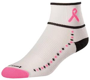 Cancer Awareness Ribbon Quarter II Socks (1-Pair)