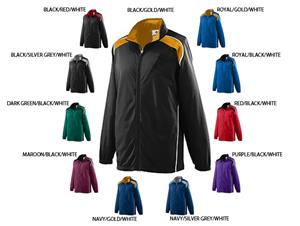 Brushed Tricot Tri-Color Jacket