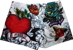 Funkadelic Forever Love 2 1/2" Compression Shorts