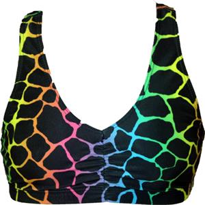 Funkadelic Jammin Giraffe Sports Bra