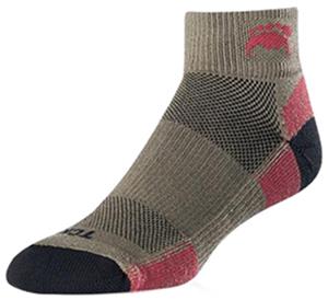 Twin City Topo Cross-Trainer Quarter Socks