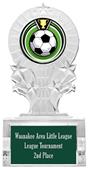 Hasty Awards 7" Soccer Shooting Star Ice Trophy