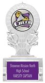 Hasty Awards 7" Cheer Shooting Star Ice Trophy