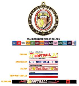 Hasty Awards Softball Spinner Medals M-7701