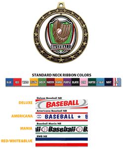 Hasty Awards Baseball Spinner Medals M-7701