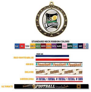 Hasty Awards Football Spinner Medals Xtreme M-7701