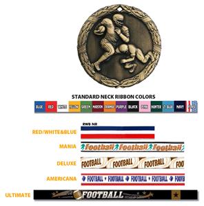 Hasty Awards Football Medals M-300F