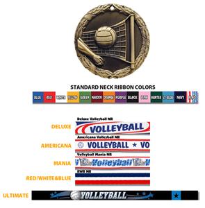Hasty Awards Volleyball medal M-300V