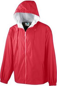 taffeta flannel hooded augusta lined jacket