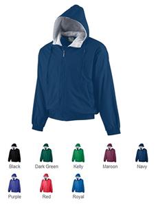 Augusta Hooded Taffeta Jacket/Fleece Lined