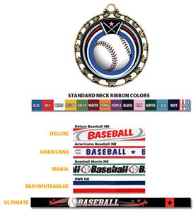Hasty Awards Baseball Eclipse Insert Medals M-4401