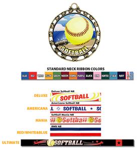 Hasty Awards Softball HD Insert Medals M-4401