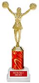 Cheerleader Twister Column Trophies Cheerleader Twister Column Trophies