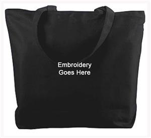 Augusta Sportswear Canvas Zipper Tote