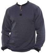 Vos 2 Buttons Henley Nubby Fleece Pull Overs
