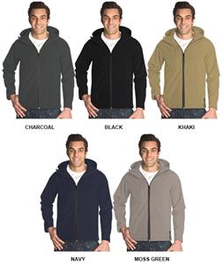Vos Hooded Wind/Water Resistant Soft Shell Jackets
