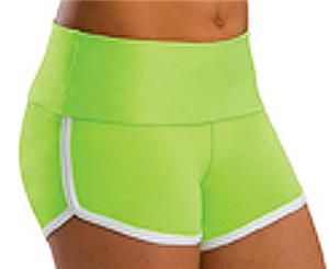 lime green sweat shorts