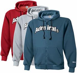 CLOSEOUT-Admiral Vintage Full Zip Hoodies
