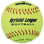 Worth 12" Official League Dura-Hyde Softballs Worth 12" Official League Dura-Hyde Softballs