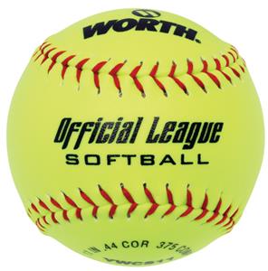 Worth 11" Official League Dura-Hyde Softballs