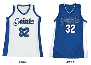 Stock Dazzle Basketball Jerseys With Panels