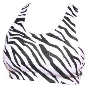 Boxercraft Women Support Your Team Zebra Print Bra