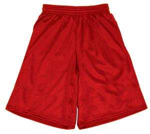 Ladies Athletic Cut 9" Mesh Basketball Shorts