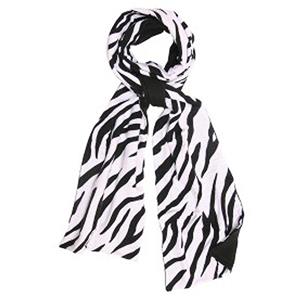 Boxercraft Zebra Print Flannel Scarf