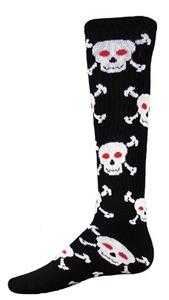 Red Lion Black Skull n' Crossbones Socks