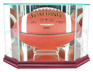 Perfect "Football" Octagon Display Cases
