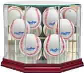 Perfect Cases "6 Baseball" Octagon Display Cases Perfect Cases "6 Baseball" Octagon Display Cases