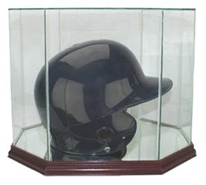 Perfect "Batting Helmet" Octagon Display Cases