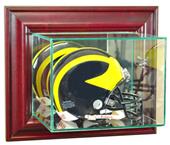 Perfect "Mini Football Helmet" Wall Display Cases Perfect "Mini Football Helmet" Wall Display Cases
