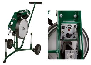 Casey2 On Caddy Pod Baseball Pitching Machine
