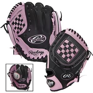 Rawlings Youth Players 9" T-Ball Baseball Gloves